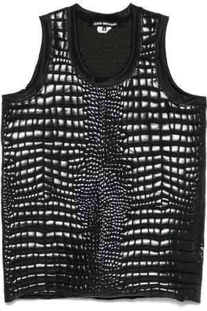 JUNYA WATANABE Top con effetto coccodrillo