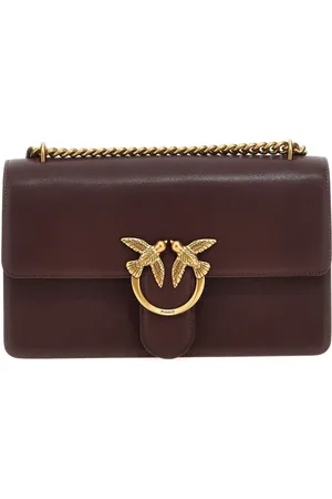 Pinko Borsa a tracolla Love con dettaglio metallizzato