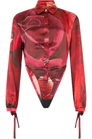 Roberto Cavalli Body con stampa astratta