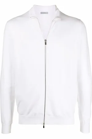 Malo Maglione a righe con zip
