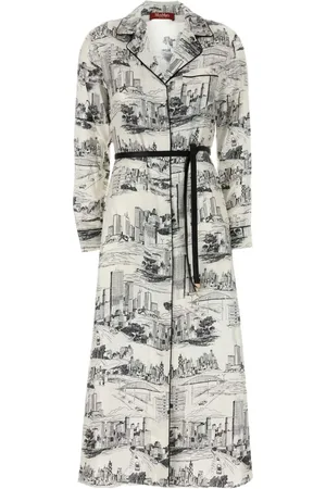Max Mara Chemisier con stampa Pappa