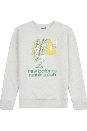 New Balance Felpa con stampa logo