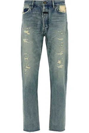 FEAR OF GOD Jeans dritti con effetto vissuto