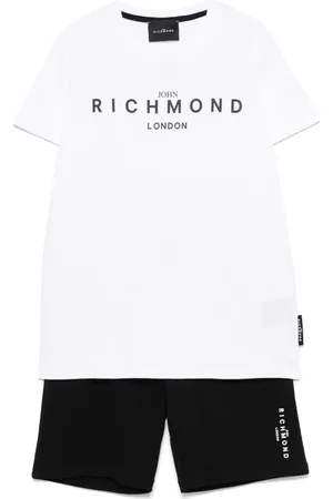 John Richmond Set con shorts in cotone