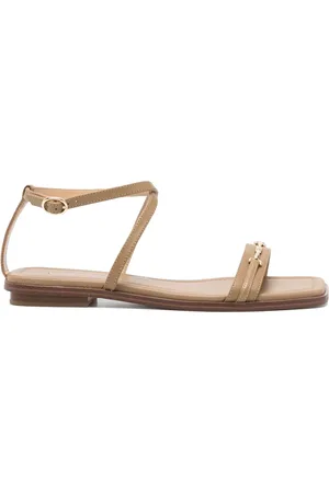 Michael Kors Sandali in pelle con suola piatta