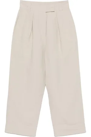 MARGARET HOWELL Pantaloni crop con pieghe