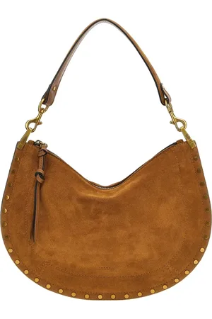 Isabel Marant Borsa a spalla Oskan in pelle scamosciata con borchie