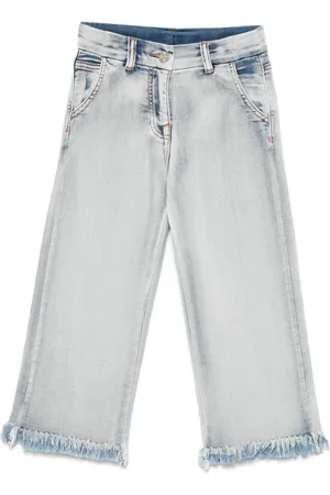 MONNALISA Jeans con orlo sfrangiato