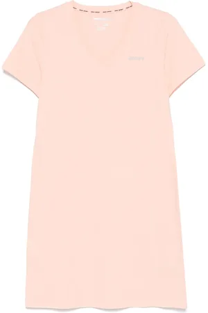 DKNY Abito corto con borchie e logo