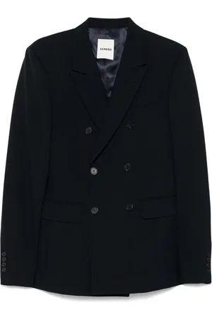 Sandro Blazer in lana vergine con revers a scialle