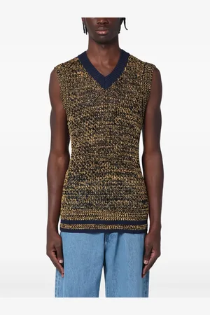 WALES BONNER Gilet con scollo a V