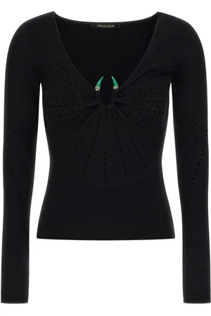 Roberto Cavalli Maglione con placca Fang