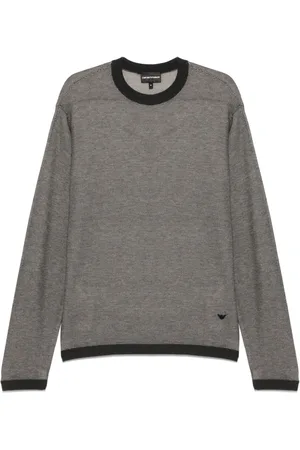 Emporio Armani Maglione con trama in rilievo