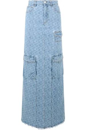 GCDS Gonna denim con monogramma
