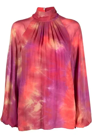 Roberto Cavalli Blusa con fantasia tie dye
