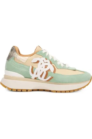 Roberto Cavalli Sneakers con inserti in pelle