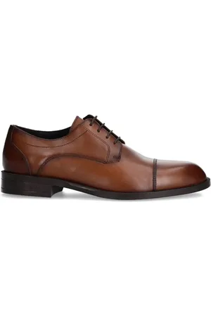 HUGO BOSS Stringate in pelle con punta tonda
