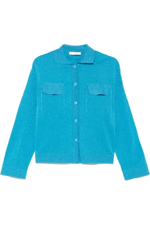AKEP Camicia con dettaglio lamé