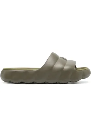 Moncler Sandali slides Lilo con logo goffrato