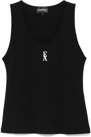 Emporio Armani Top con stampa logo