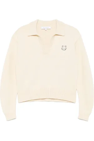 Maison Kitsuné Maglione con applicazione Bold Fox Head