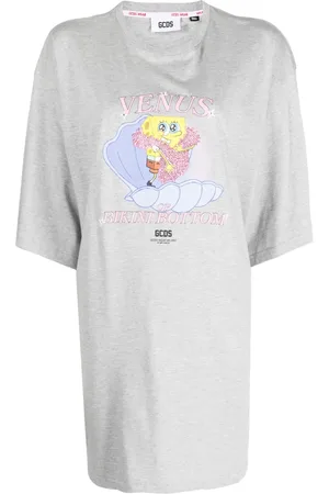 GCDS Abito modello T-shirt con stampa x SpongeBob