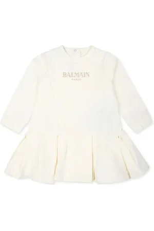 Balmain Abito modello felpa con ricamo