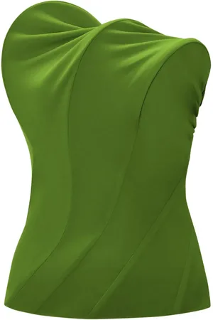 Victoria Beckham Top senza spalline Wave