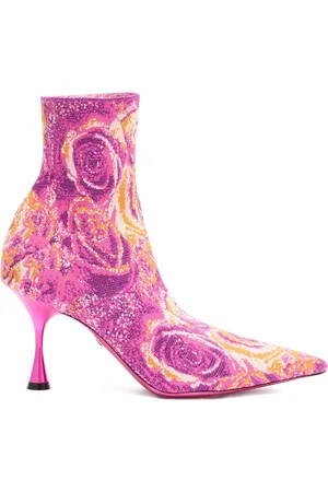 Roberto Cavalli Stivaletti a fiori