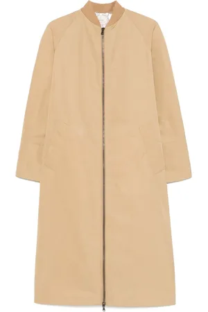 ALYSI Trench con effetto stropicciato