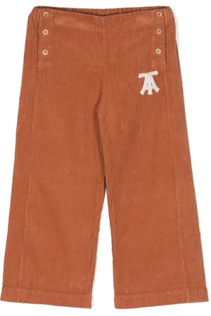 The Animals Observatory Pantaloni a coste con applicazione