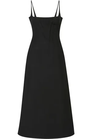 Marni Abito midi con dettaglio plissettato