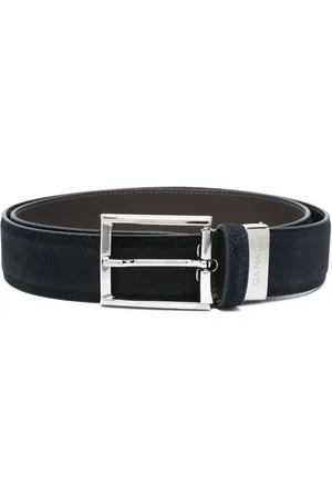 CANALI Cintura in pelle scamosciata