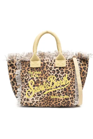 MC2 SAINT BARTH Borsa tote leopardata