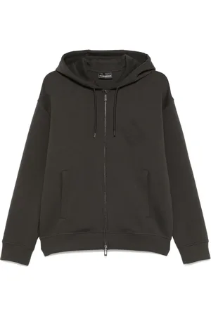 Emporio Armani Felpa con cappuccio e logo