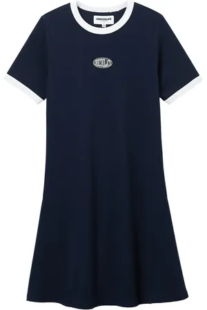 Chocoolate Abito modello T-shirt con dettaglio a contrasto