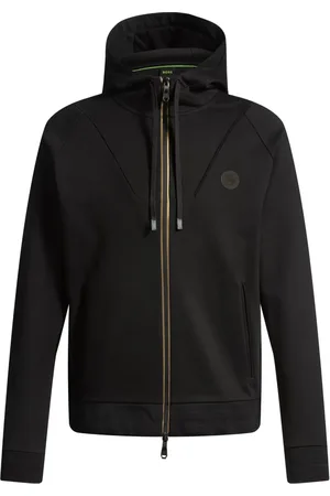HUGO BOSS Felpa con logo e cappuccio