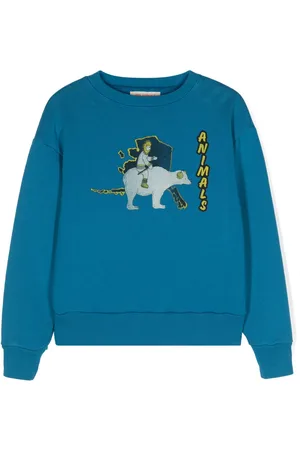 The Animals Observatory Felpa Blue Bear