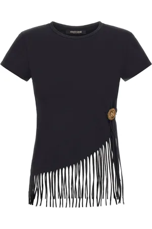 Roberto Cavalli T-shirt con frange