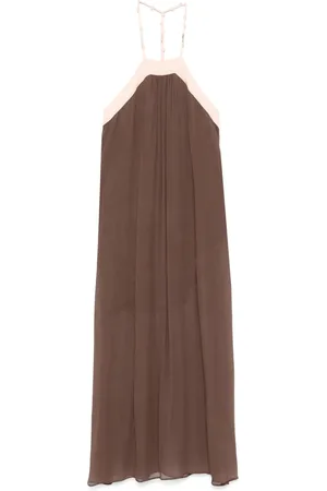 Patrizia Pepe Abito lungo con effetto stropicciato