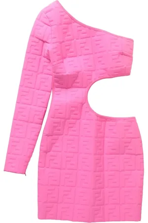 Fendi X Nicki Minaj Abito corto con motivo FF goffrato