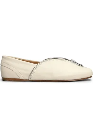 J.W.Anderson Ballerine in pelle con zip