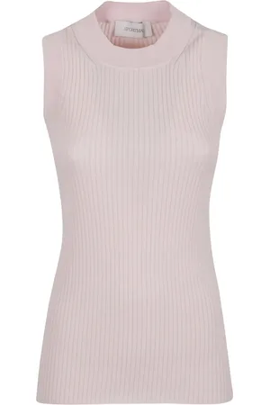 Sportmax Top smanicato a coste