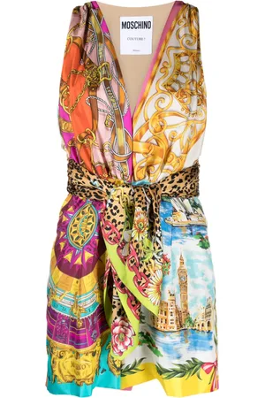 Moschino Tuta corta con stampa