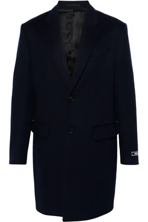 VERSACE Cappotto monopetto con applicazione