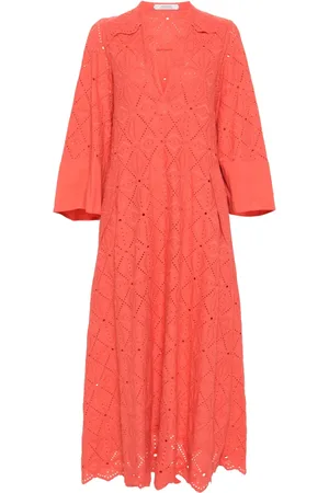 Dorothee Schumacher Abito lungo in pizzo sangallo