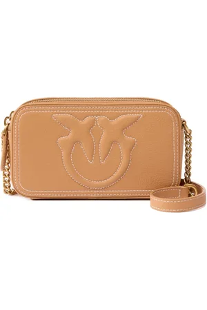 Pinko Borsa a tracolla Carrie con logo goffrato