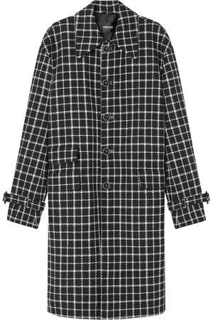 VERSACE Blazer monopetto a quadri