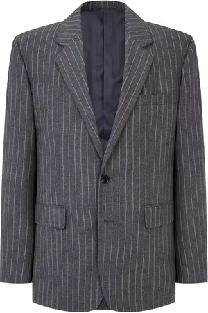 MAN ON THE BOON. Blazer in lana a righe