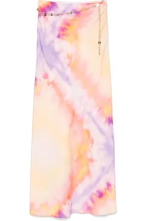 Paco rabanne Gonna lunga con fantasia tie dye